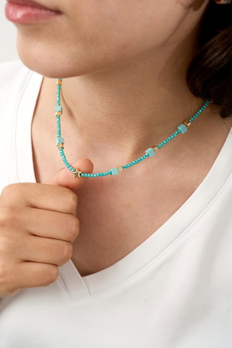 Heliophilia Silver Collar Multicolor de Metal Lacado